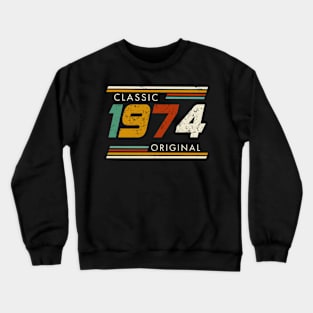 Classic 1974 Original Vintage Crewneck Sweatshirt